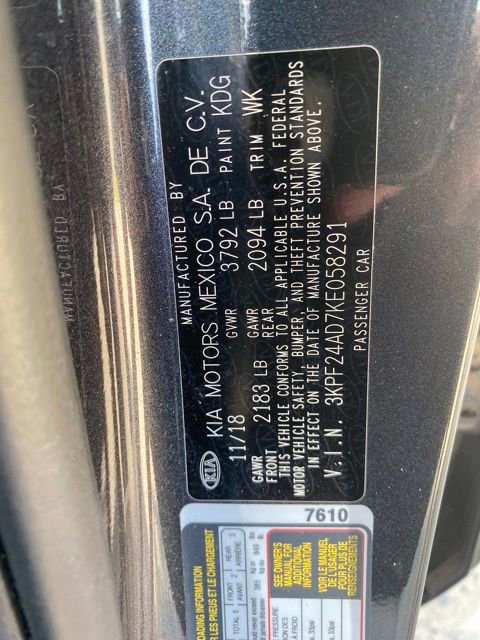 Used 2019 Kia Forte LXS FWD image 21
