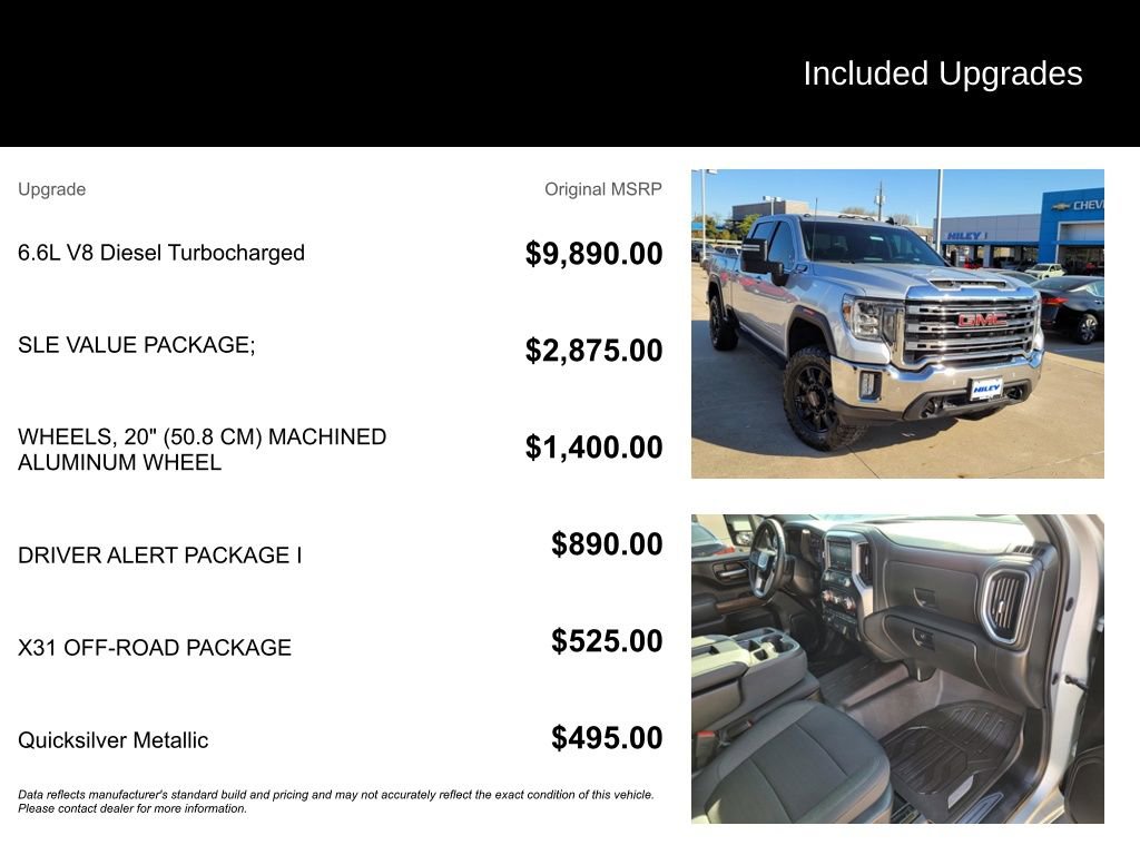 Used 2023 GMC Sierra 2500 SLE w/ SLE Value Package; image 5