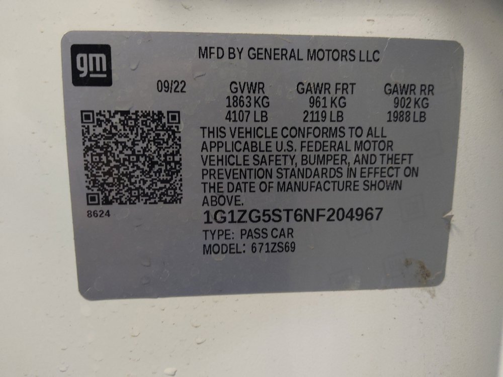 Used 2022 Chevrolet Malibu RS image 33