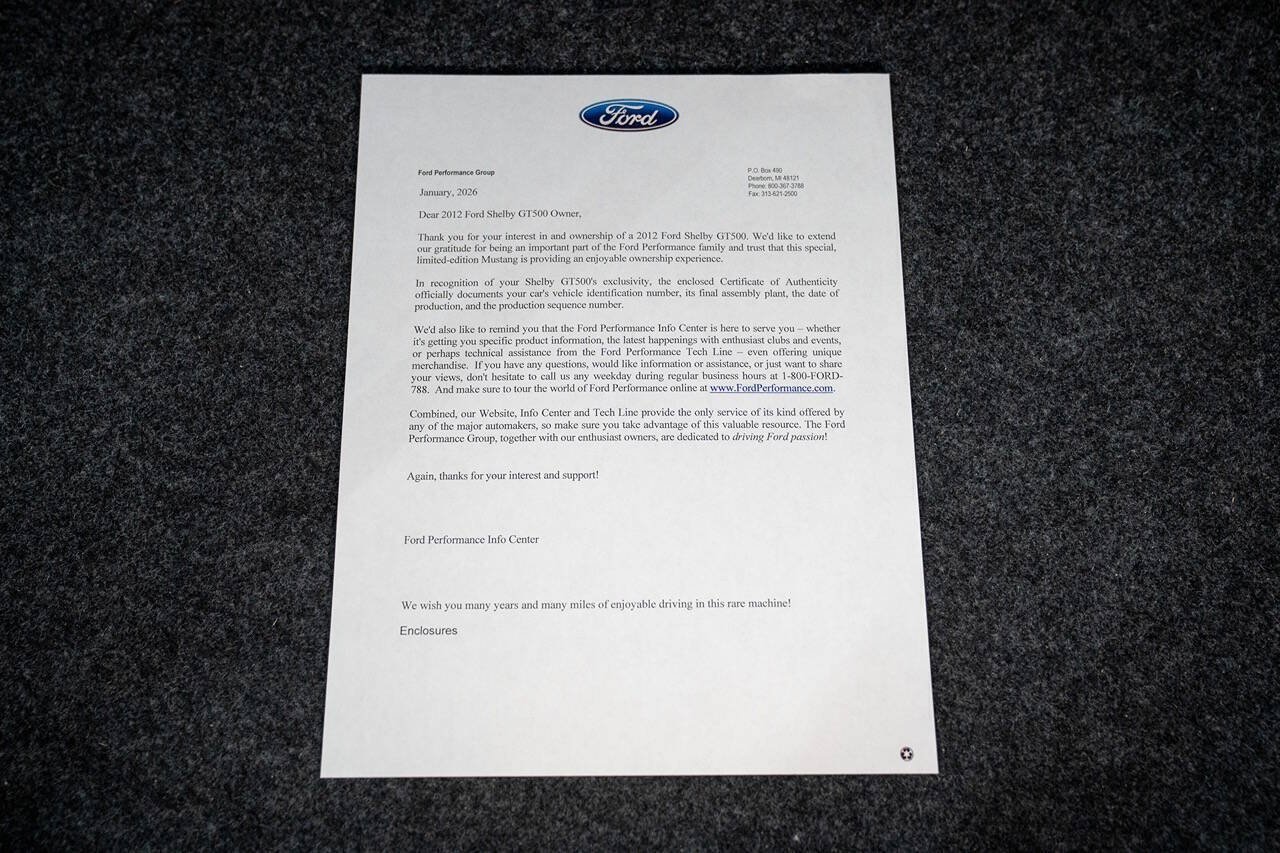 Used 2012 Ford Mustang Shelby GT500 w/ Electronics Pkg RWD image 76