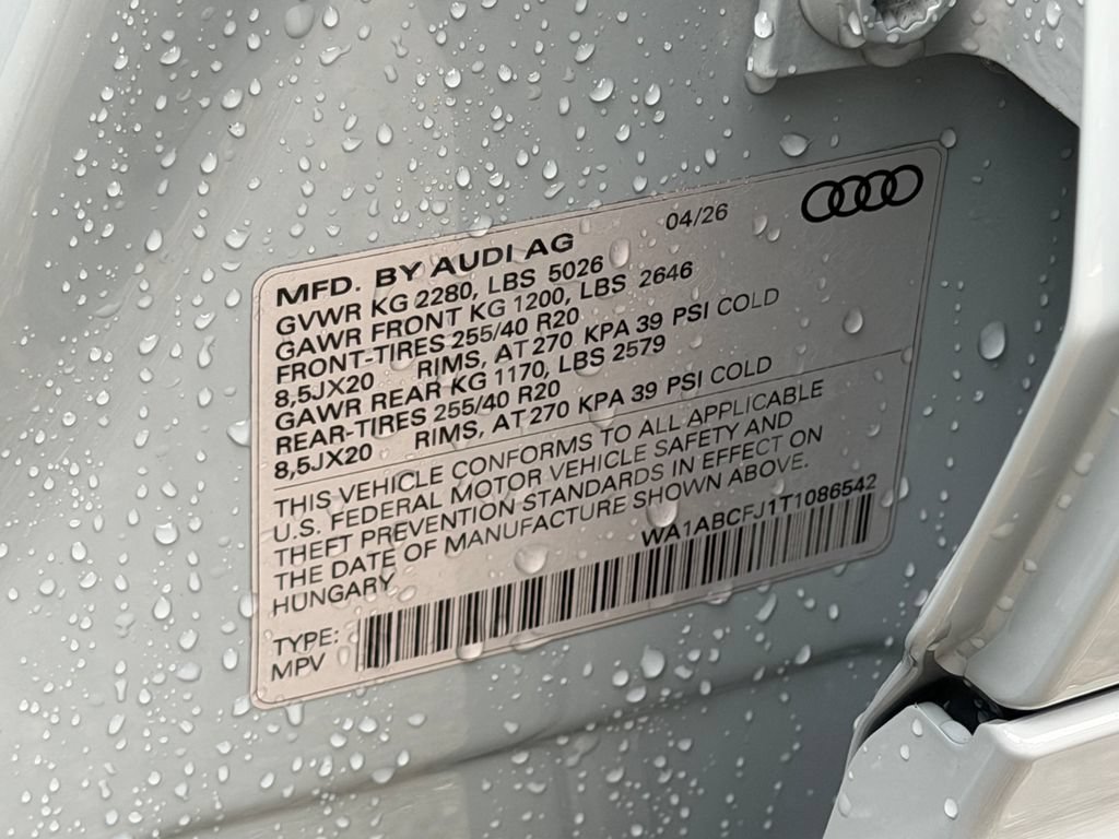 New 2026 Audi Q3 quattro 2.0T AWD/4WD image 26