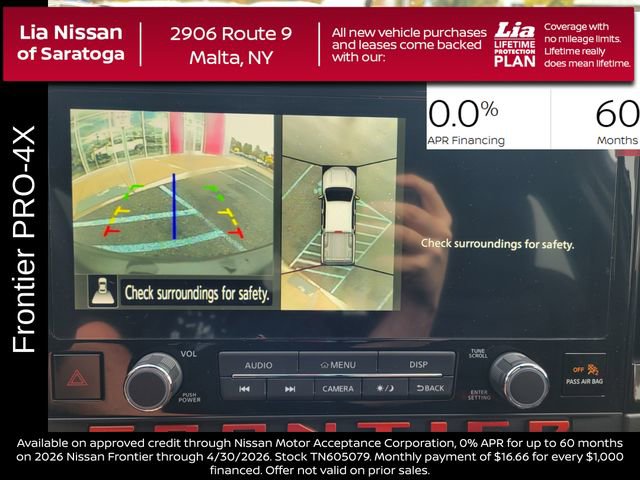New 2026 Nissan Frontier PRO-4X w/ Pro-4x Convenience Package AWD/4WD image 20
