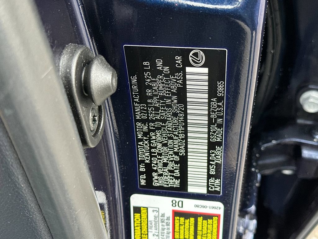 Used 2023 Lexus ES 350 w/ Premium Package FWD image 26