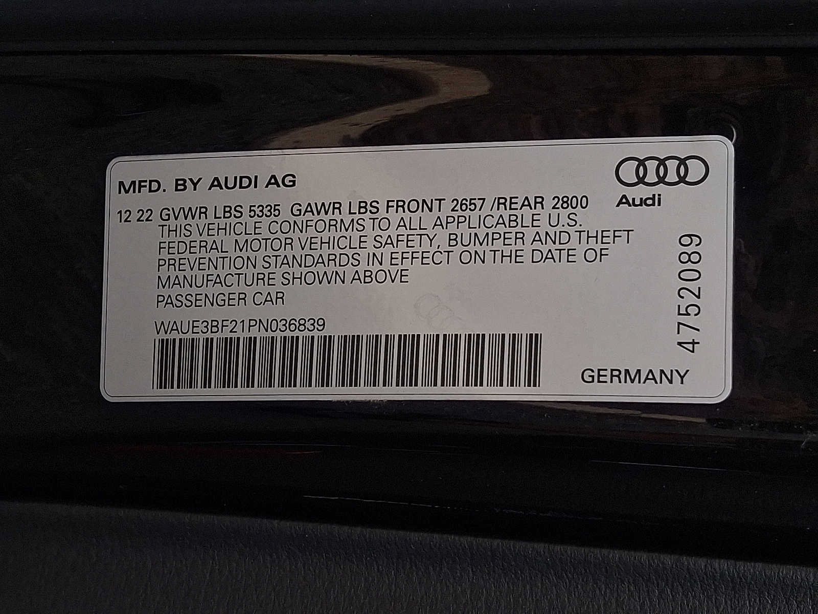Used 2023 Audi A6 Premium Plus w/ Premium Plus Package AWD/4WD image 26