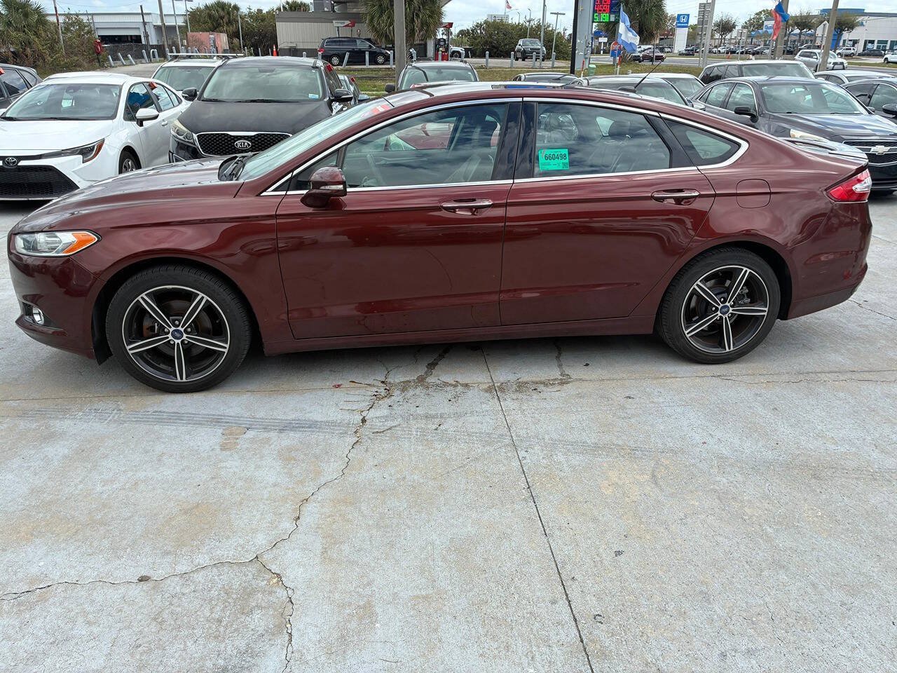 Used 2016 Ford Fusion Titanium w/ Terracotta Package FWD image 2
