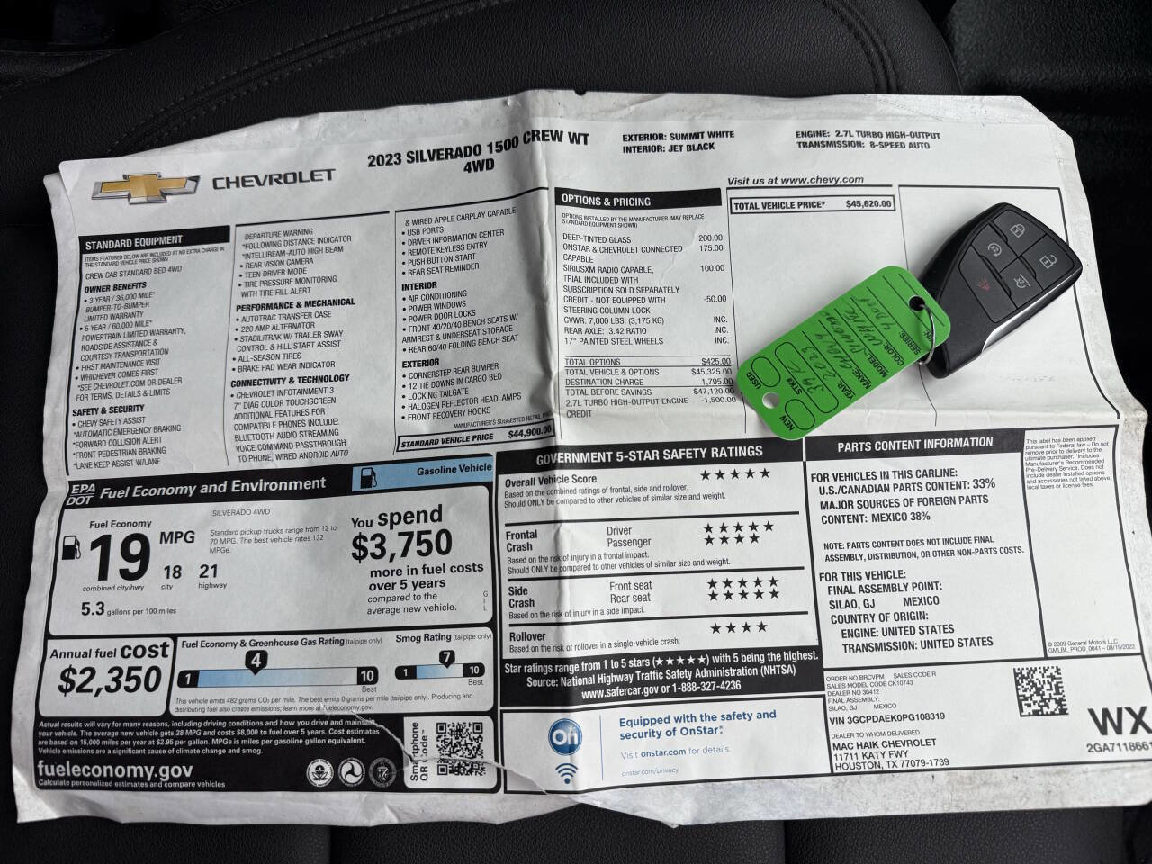 Used 2023 Chevrolet Silverado 1500 W/T image 33