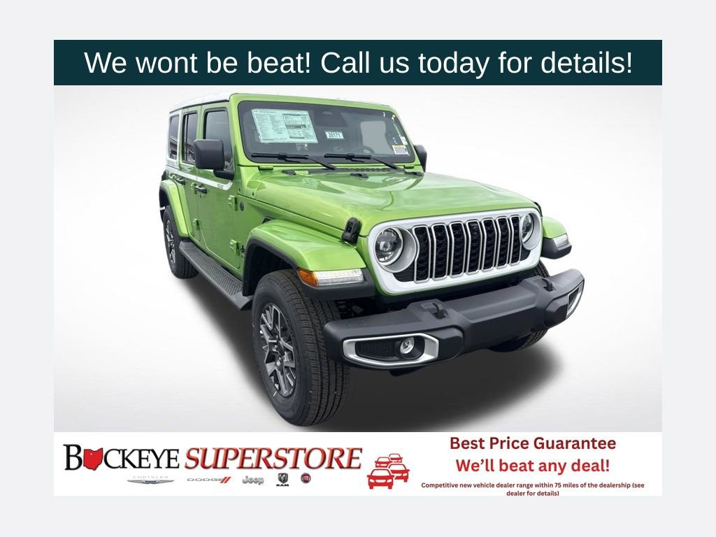 New 2026 Jeep Wrangler Sahara w/ Whitecap Package