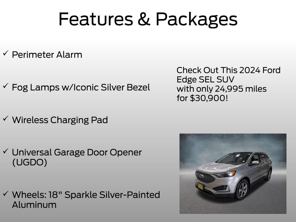 Certified 2024 Ford Edge SEL w/ Convenience Package AWD/4WD image 8