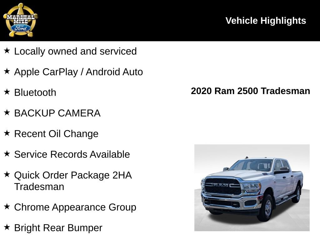 Used 2020 RAM 2500 Tradesman image 2