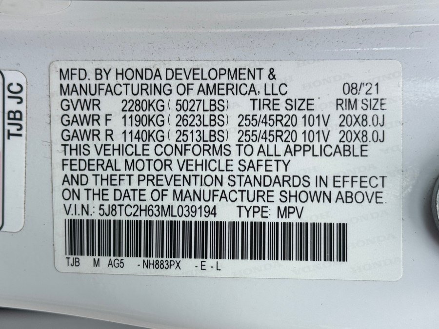 Used 2021 Acura RDX SH-AWD w/ A-Spec & Advance Pkg image 70