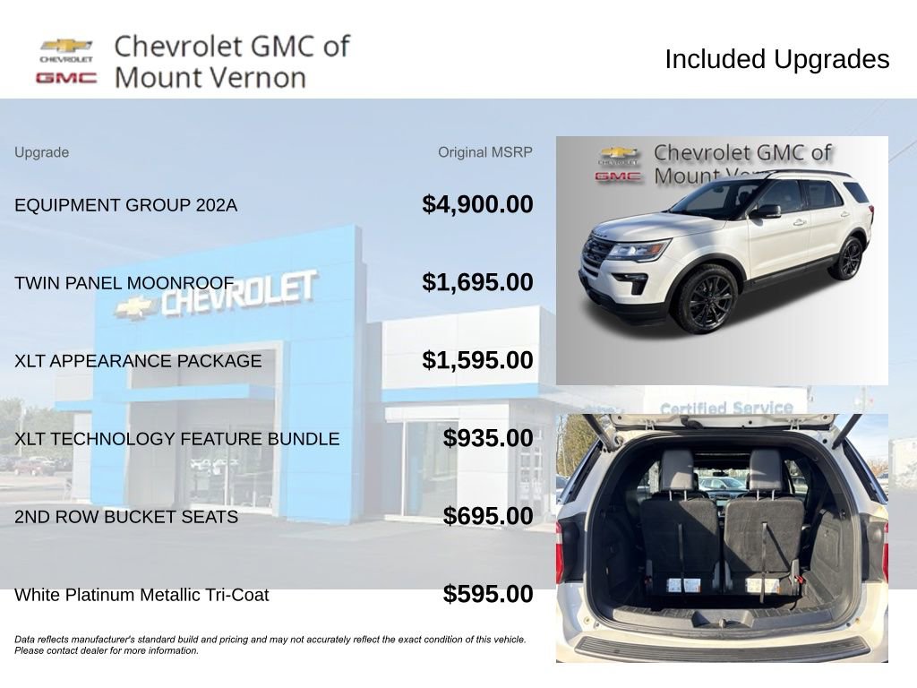 Used 2018 Ford Explorer XLT w/ Equipment Group 202A image 6