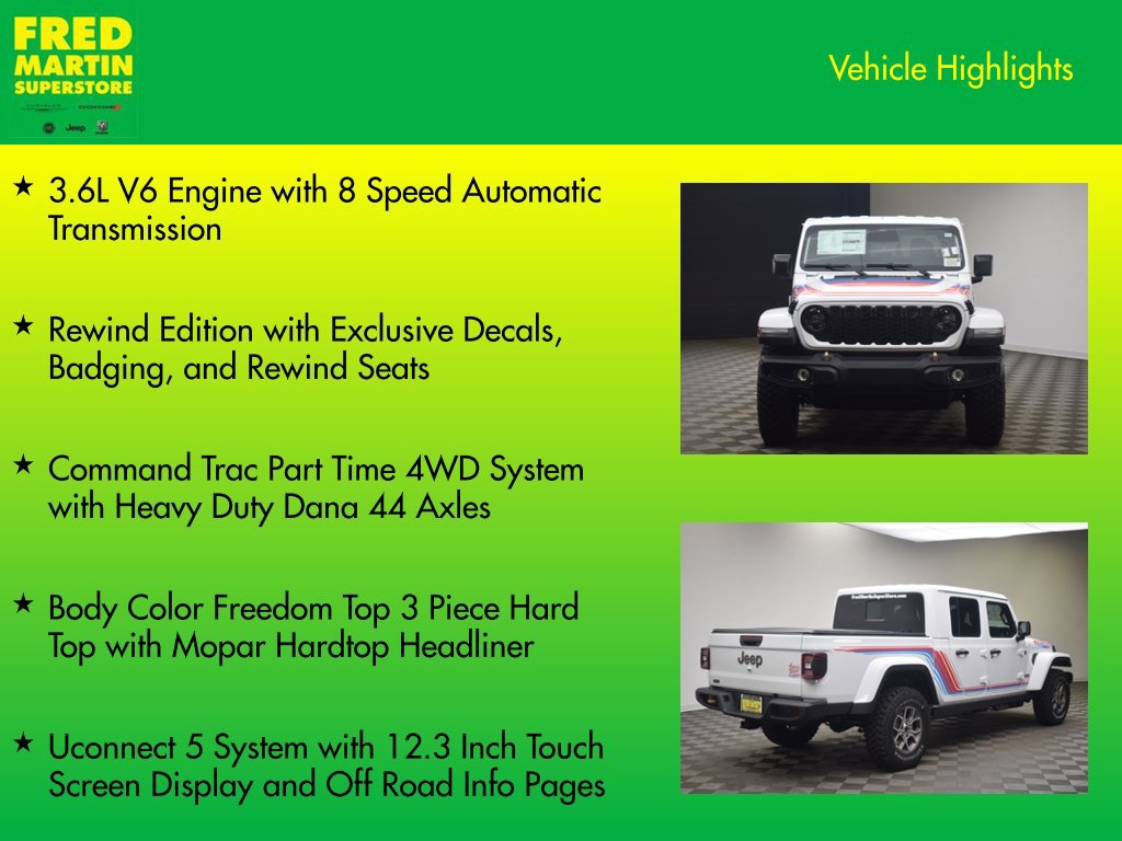 New 2026 Jeep Gladiator Sport AWD/4WD image 7
