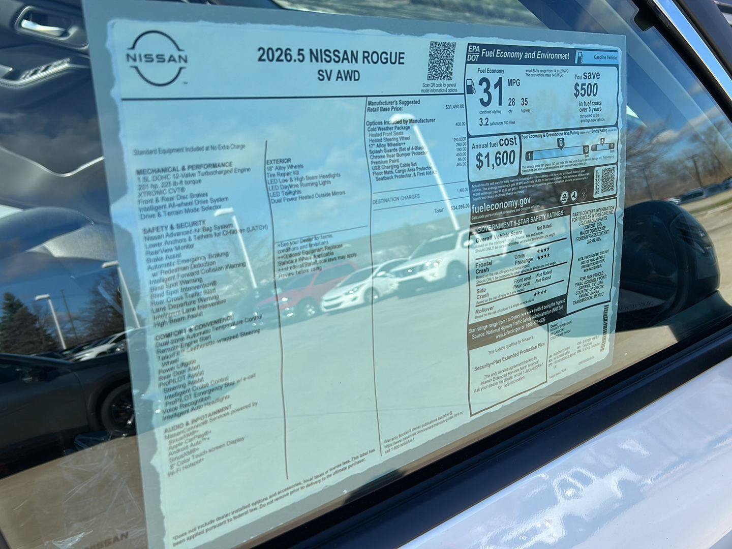 Used 2026 Nissan Rogue SV w/ Cold Weather Package AWD/4WD image 25