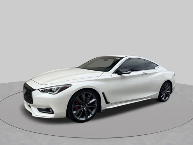 Used 2022 INFINITI Q60 Red Sport 400 w/ Carbon Fiber Package RWD image 1