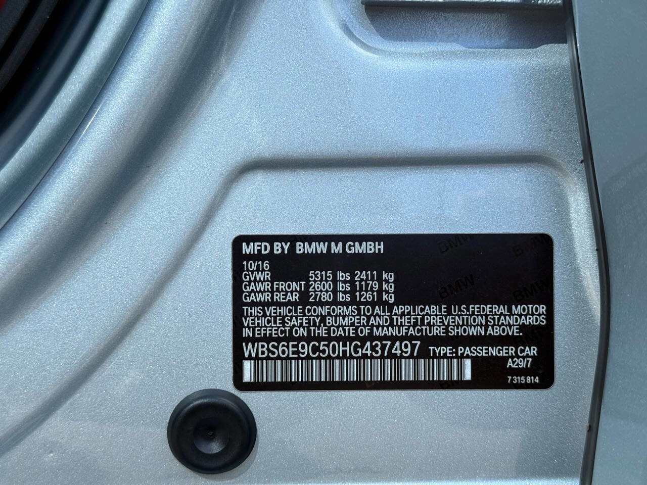 Used 2017 BMW M6 Gran Coupe image 33