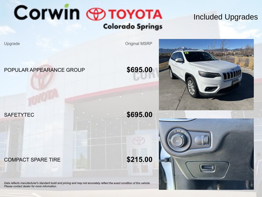 Used 2019 Jeep Cherokee Latitude w/ Popular Appearance Group image 4