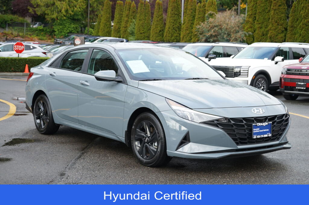 Certified 2022 Hyundai Elantra Blue