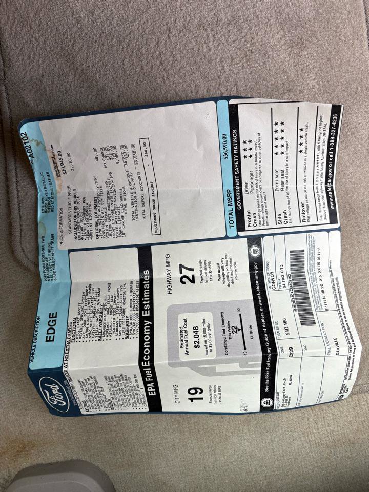 Used 2012 Ford Edge SEL image 33