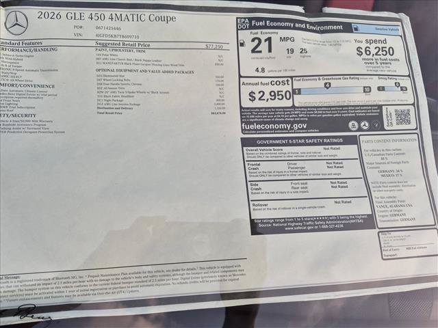 New 2026 Mercedes-Benz GLE 450 4MATIC Coupe image 16