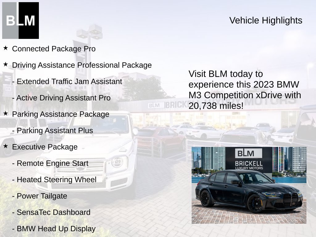 Used 2023 BMW M3 Competition AWD/4WD image 5