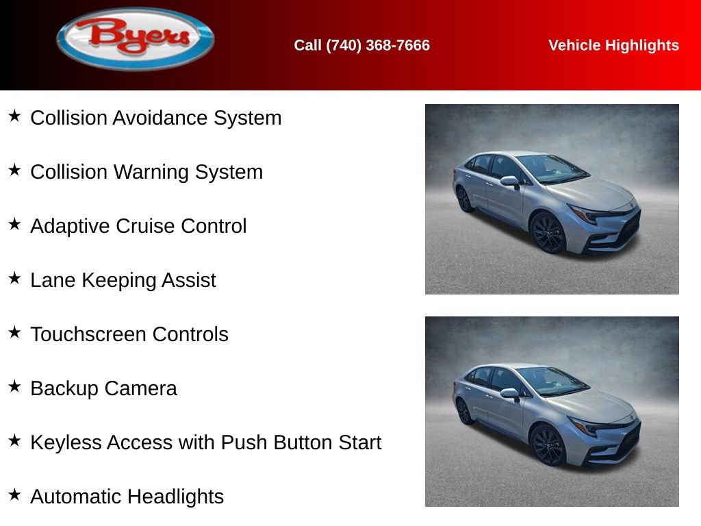 Used 2025 Toyota Corolla SE FWD image 10