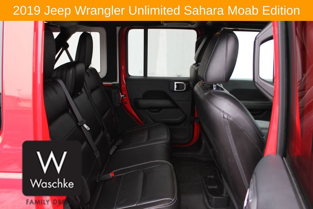 Used 2019 Jeep Wrangler Unlimited Sahara w/ Quick Order Package 24M Moab image 21