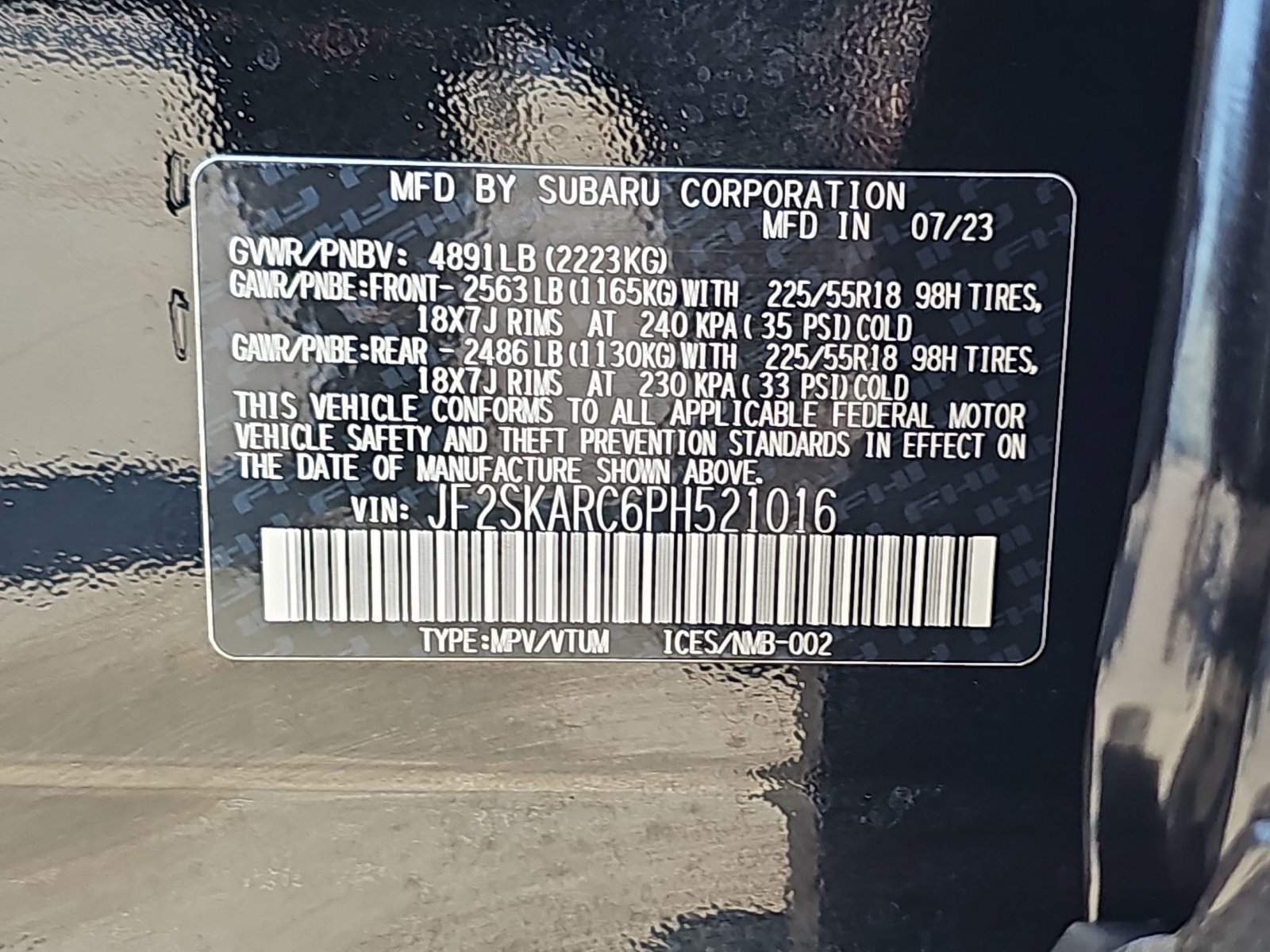 Certified 2023 Subaru Forester Touring AWD/4WD image 39