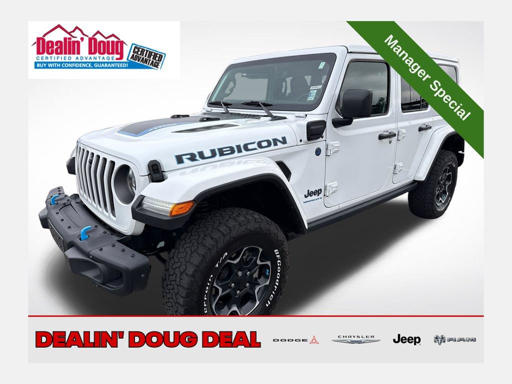 Used 2023 Jeep Wrangler Unlimited Rubicon 4xe w/ Steel Bumper Group AWD/4WD 360° Tour