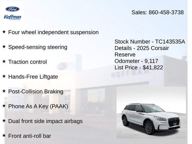 Used 2025 Lincoln Corsair Reserve AWD/4WD image 25