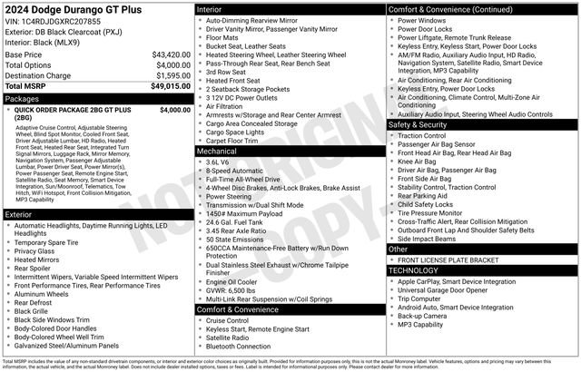 Used 2024 Dodge Durango GT image 39