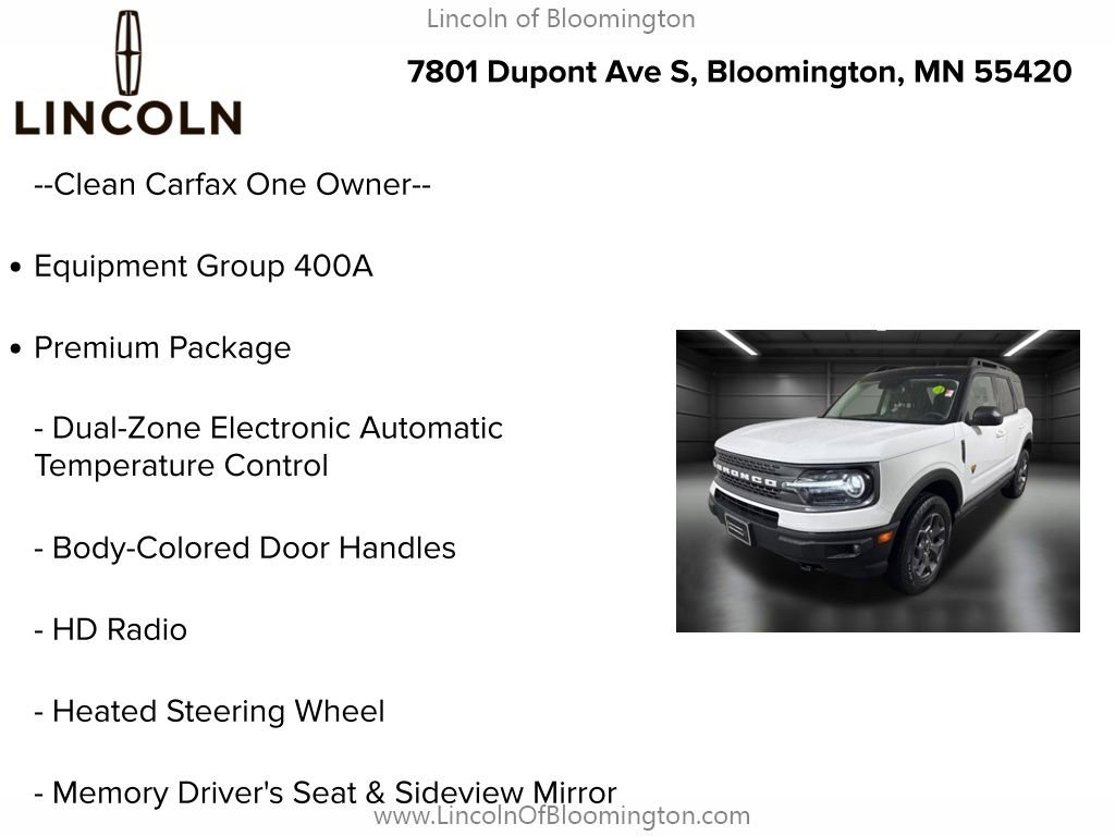 Used 2024 Ford Bronco Sport Badlands w/ Premium Package image 5