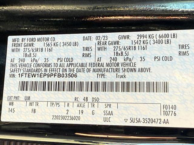 Certified 2023 Ford F150 XLT w/ Equipment Group 302A High AWD/4WD image 28