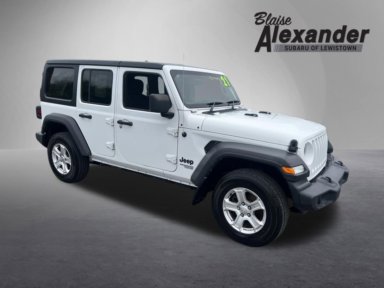 Used 2021 Jeep Wrangler Unlimited Sport w/ Cold Weather Group AWD/4WD image 1