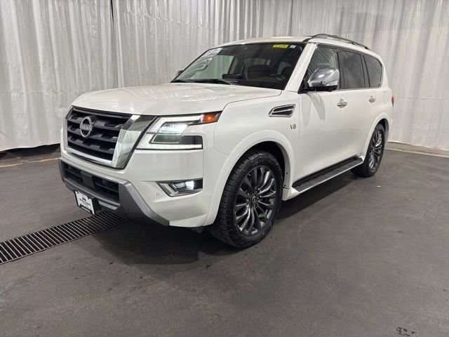 Used 2021 Nissan Armada Platinum w/ Captain's Chairs Package image 38