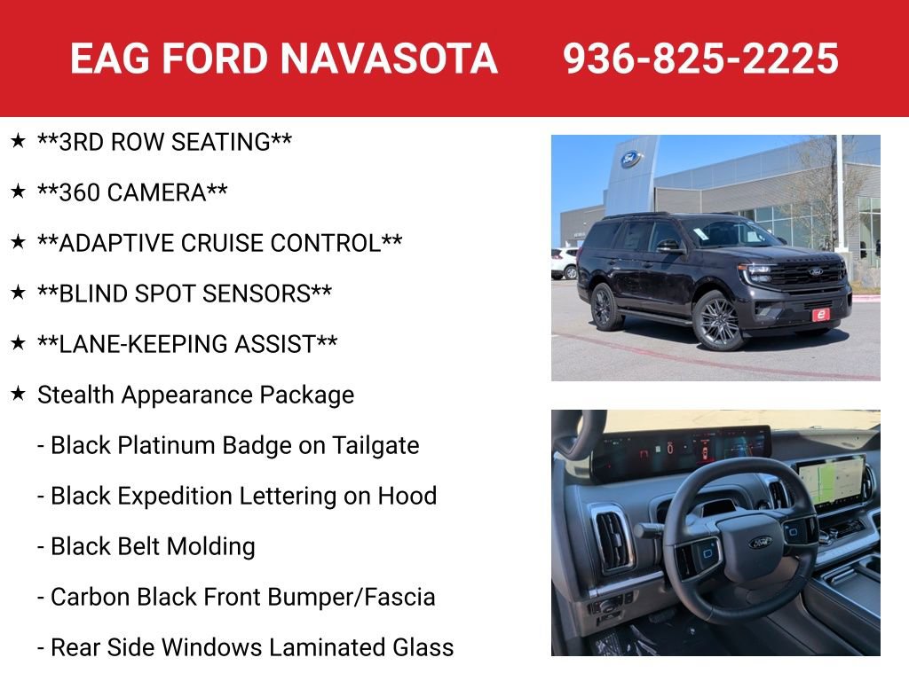 New 2026 Ford Expedition Platinum w/ Stealth Appearance Package image 8