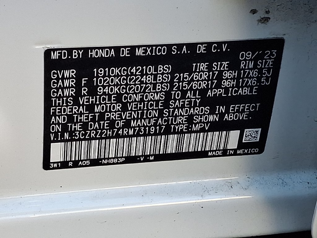 Used 2024 Honda HR-V EX-L image 30