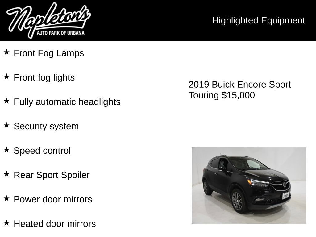 Used 2019 Buick Encore Sport Touring AWD/4WD image 16