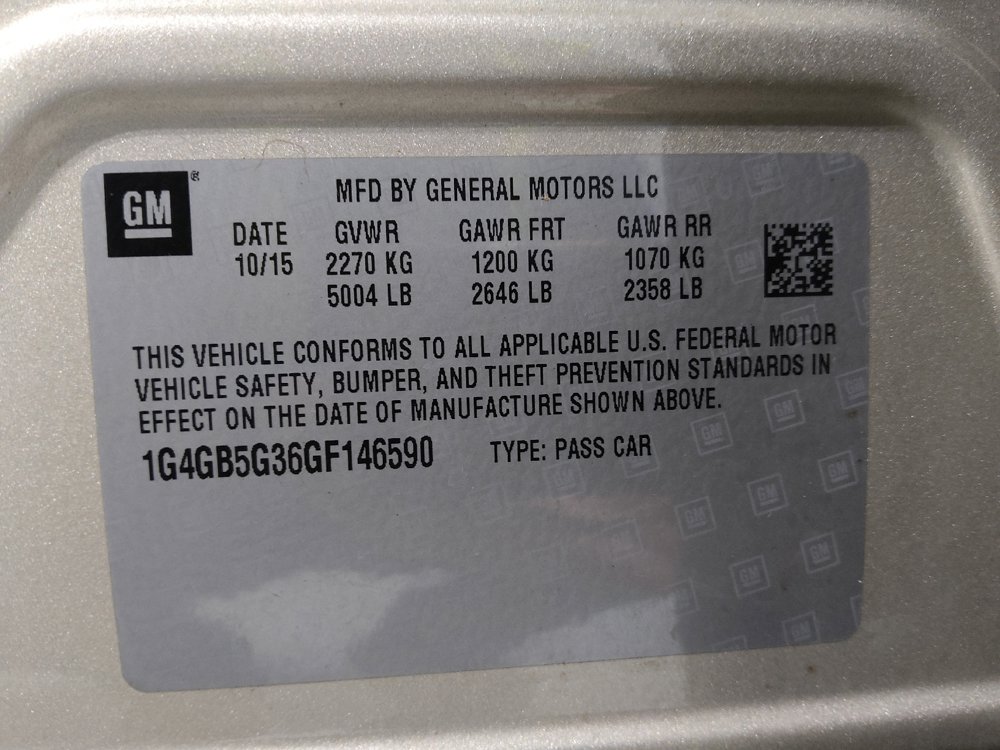 Used 2016 Buick LaCrosse Leather w/ Experience Buick Package image 33