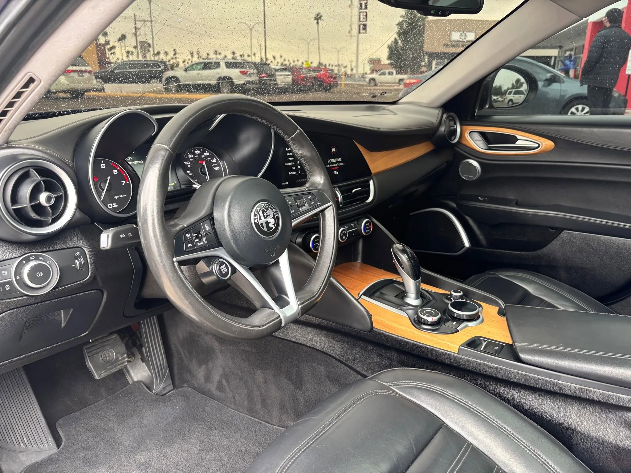Used 2017 Alfa Romeo Giulia Ti w/ TI Lusso Light Wood Package AWD/4WD image 11