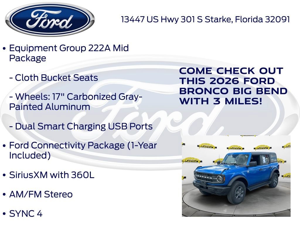 New 2026 Ford Bronco Big Bend AWD/4WD image 20