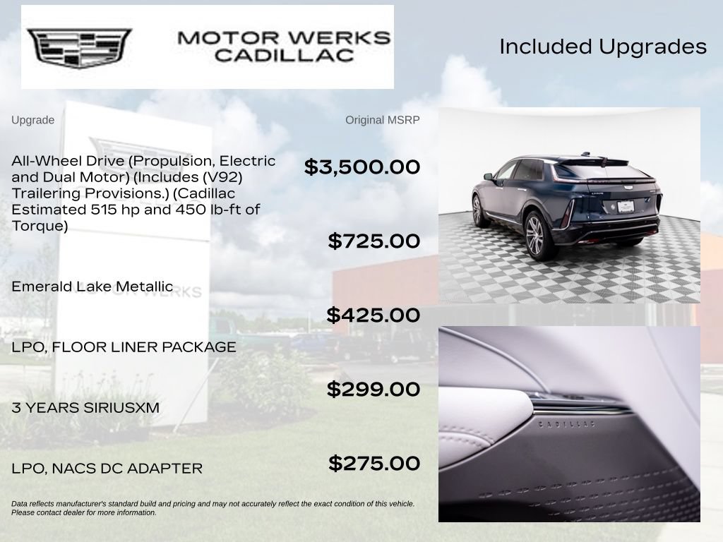 New 2026 Cadillac Lyriq Luxury w/ LPO, Floor Liner Package AWD/4WD image 8