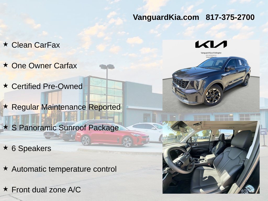 Used 2026 Kia Sorento S w/ S Panoramic Sunroof Package FWD image 6