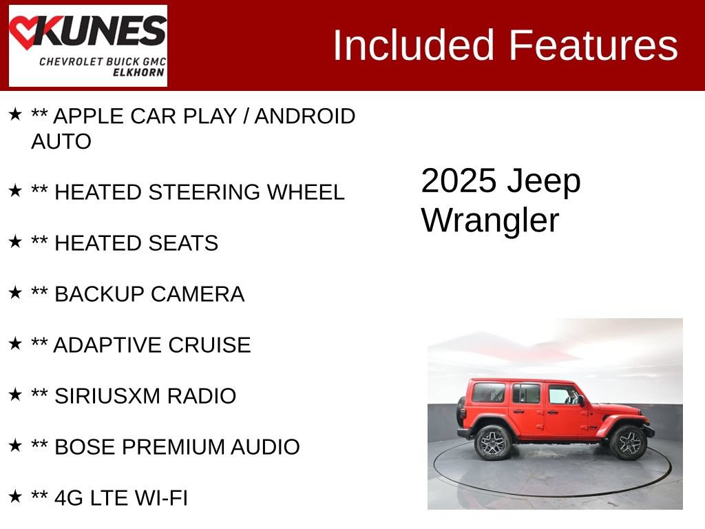 Used 2025 Jeep Wrangler Unlimited Sahara AWD/4WD image 2