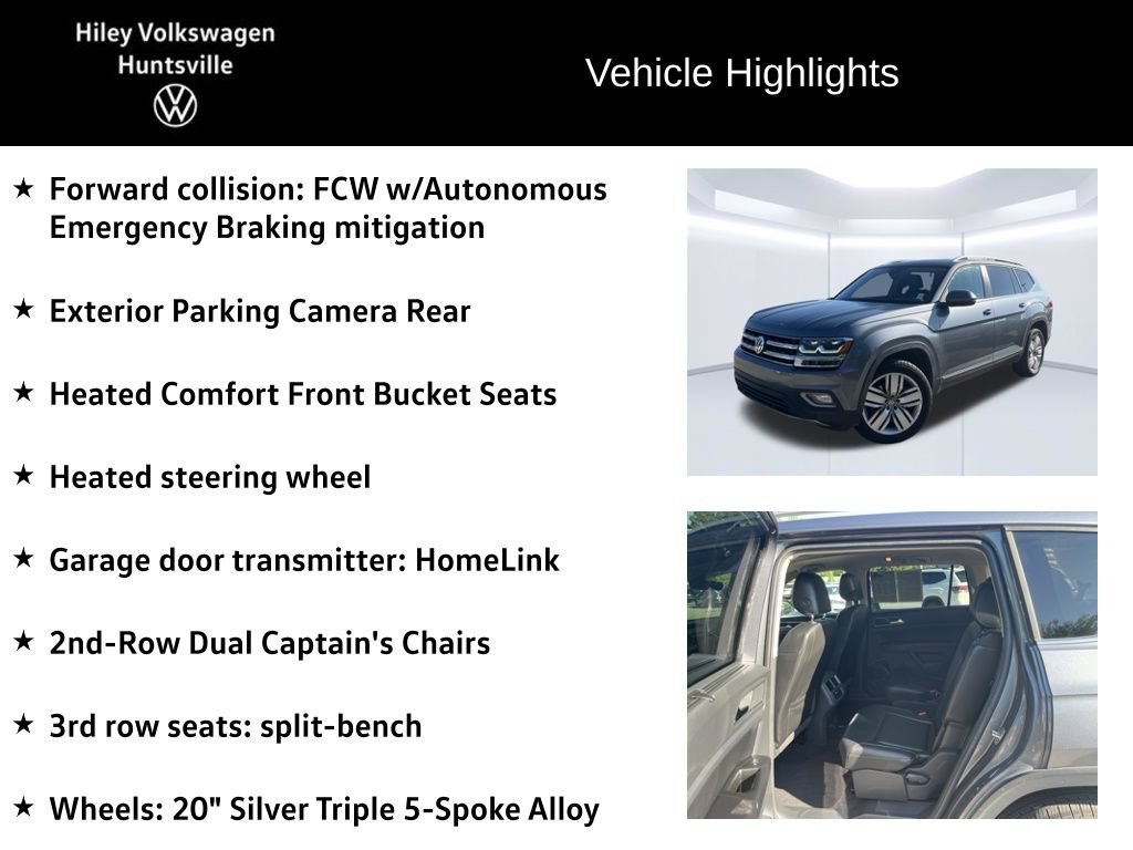 Used 2019 Volkswagen Atlas SEL AWD/4WD image 13