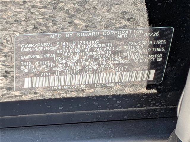 New 2026 Subaru Outback Touring XT AWD/4WD image 19