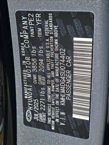 New 2025 Hyundai Elantra Sport image 17