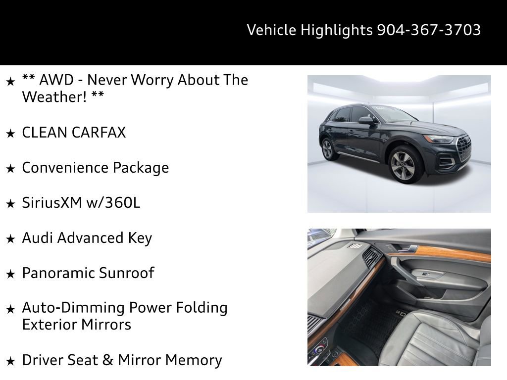 Certified 2023 Audi Q5 Premium w/ Convenience Package AWD/4WD image 11
