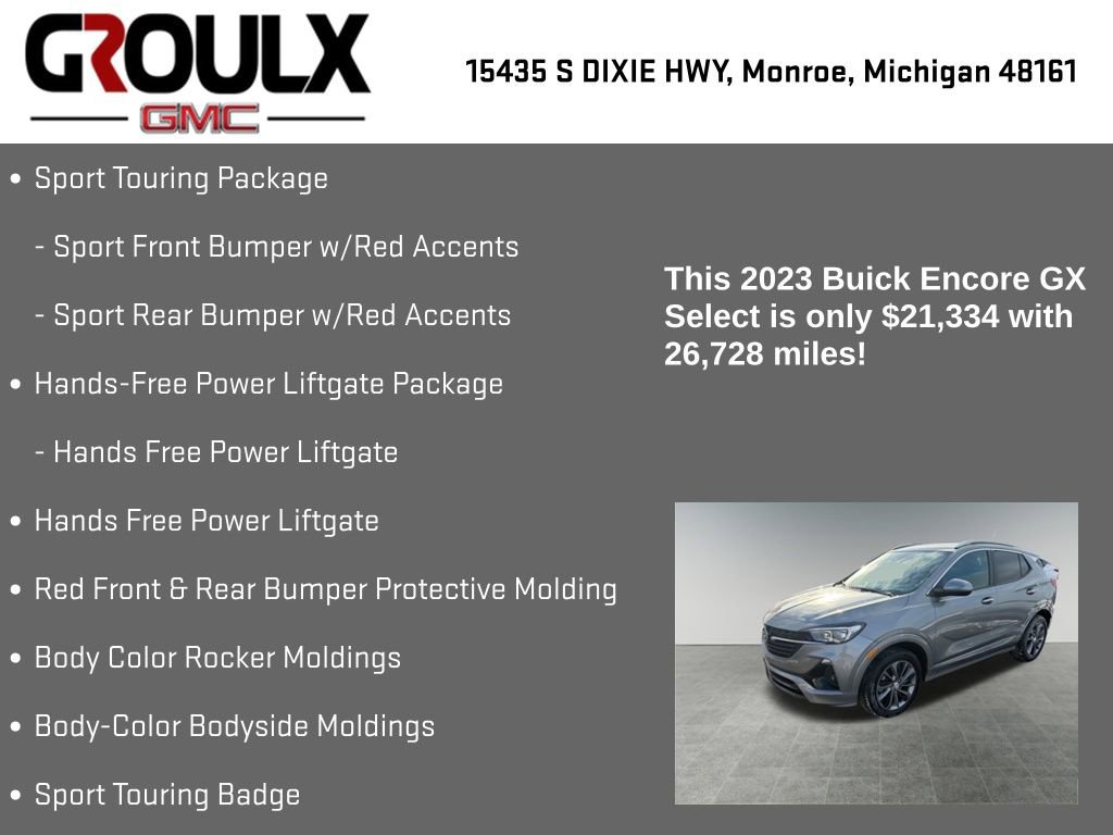 Used 2023 Buick Encore GX Select w/ Sport Touring Package image 15