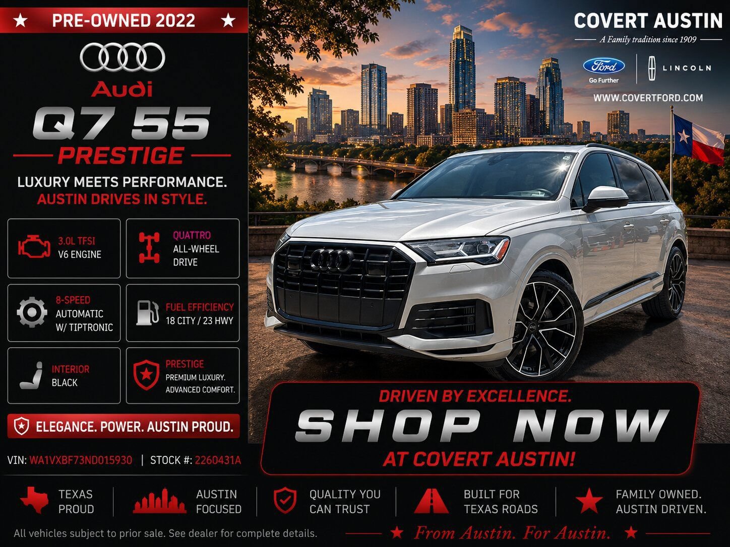 Used 2022 Audi Q7 3.0T Prestige AWD/4WD image 1
