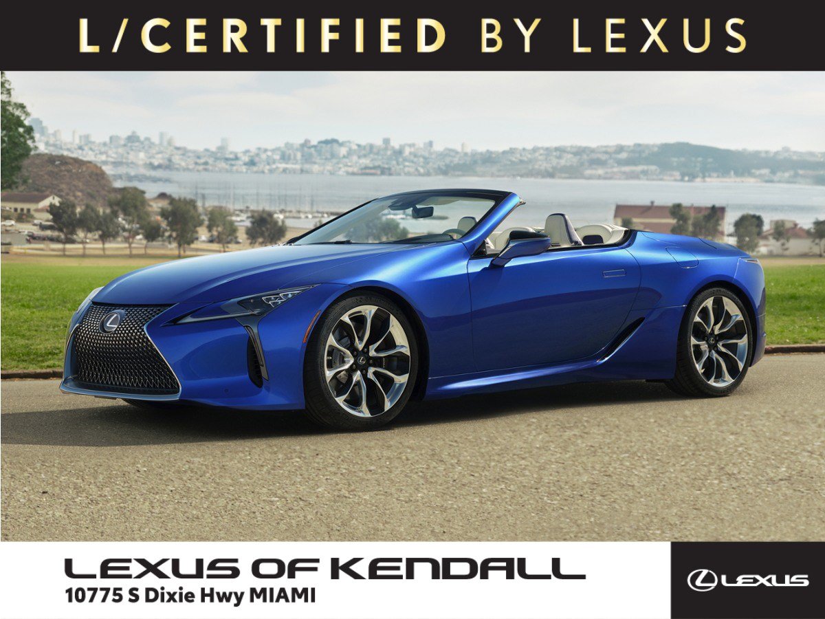Certified 2022 Lexus LC 500 Convertible w/ Touring Package RWD image 1